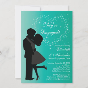 Invitation Couple joli en baiser amoureux