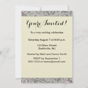 Invitation Couple Mariage Antique 1823 Homme Femme Mode