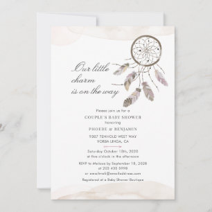 Invitation Couples Baby shower Boho Chic Dream Catcher