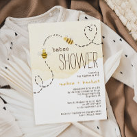 Couples de bee doux Bumblebee Douche bébé