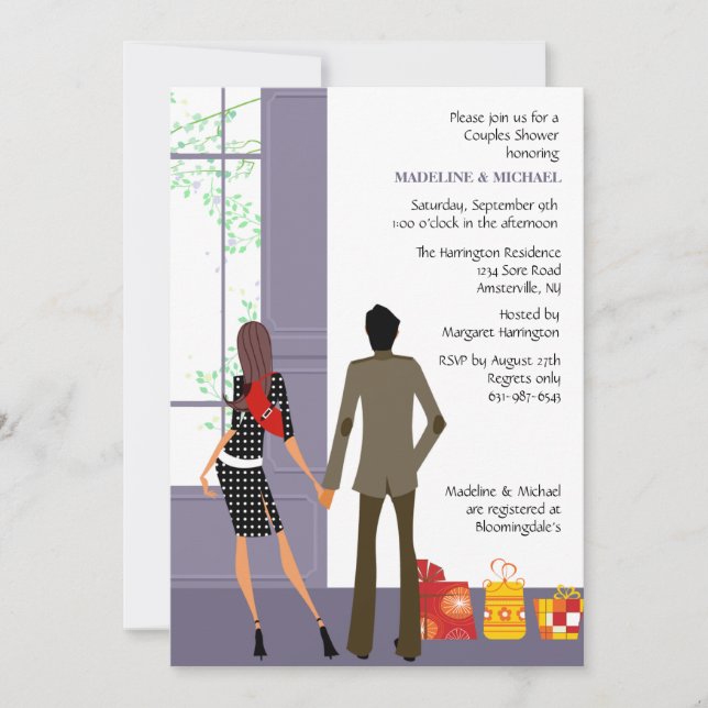 Invitation Couples Shower (Devant)