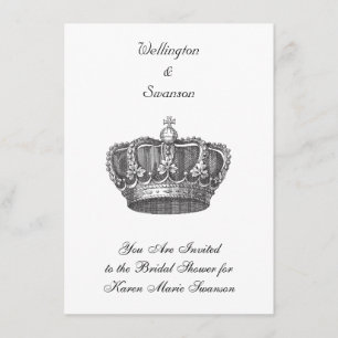Invitation Couronne Ancienne Époustouflante