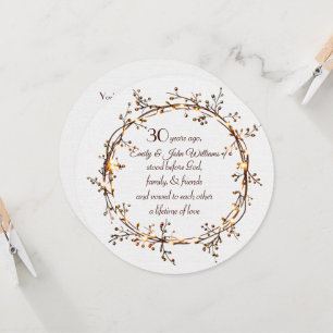 Invitation Couronne de baies d'automne lumineuse pour la fête