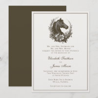 Couronne de cheval élégante Équitation Mariage équ