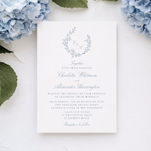 Invitation Couronne de feuillage  Esthétique de l'ancien arge