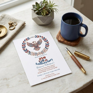 Invitation Couronne de fierté du 250e anniversaire des États-