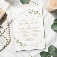 Couronne de mariage de l'Église catholique avec cr