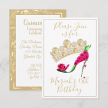 Couronne dorée, Fée Florale Chaussure haute talon