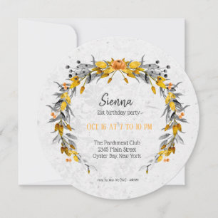 Invitation Couronne élégante pour toutes occasions