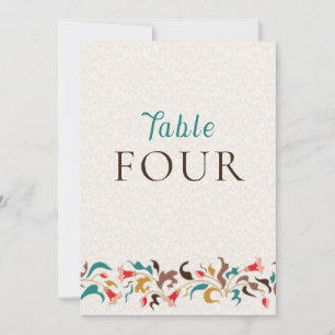 Invitation Couronne florale élégante moderne pour numéro de t