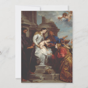 Invitation Couronnement de sainte Rosalie par Anthony van Dyc