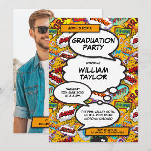 Invitation Cours d'amusement de la Fête des diplômes de 2021 