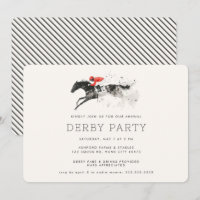 Course moderne Horse Derby Party équestre