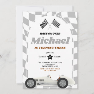 Invitation Course sur Plus de Retro 70's Race Car n'importe q
