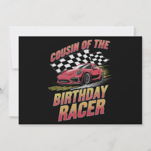 Invitation Cousin du coureur d'anniversaire Fête de famille d