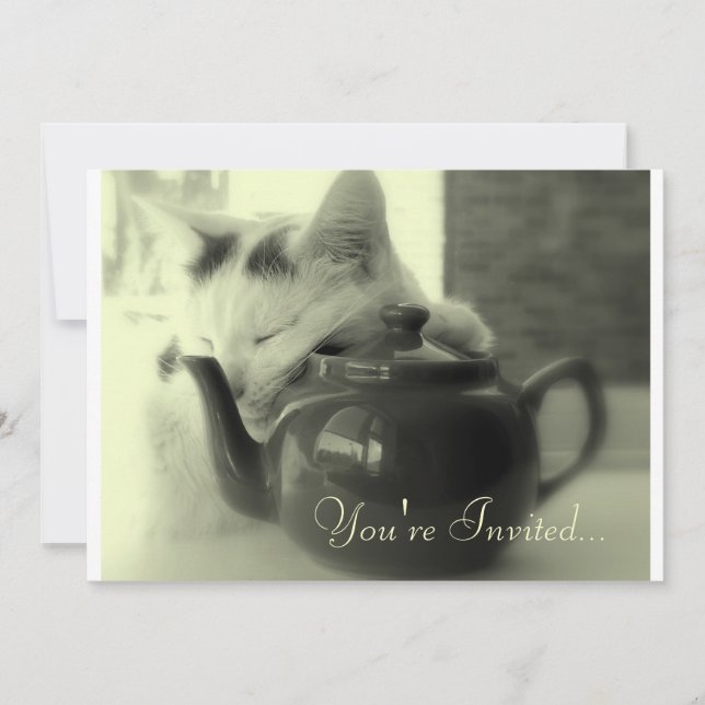 Invitation Coussin de théière (Devant)