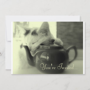 Invitation Coussin de théière