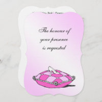 Coussin rose Cinderella Slipper