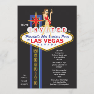 Invitation Coutume - Meredith cinquantième