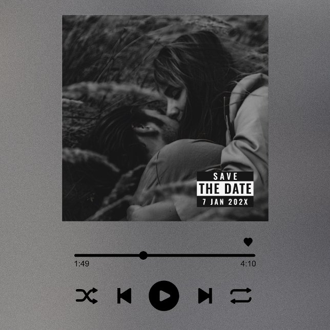 Invitation Couverture d'album Tendance virale Enregistrer la  (Créateur téléchargé)