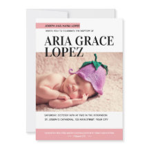 Couverture de magazine Bébé fille Baptême