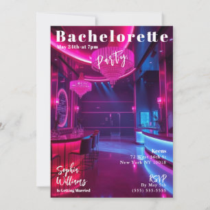 Invitation Couverture du magazine du Bachelorette Party