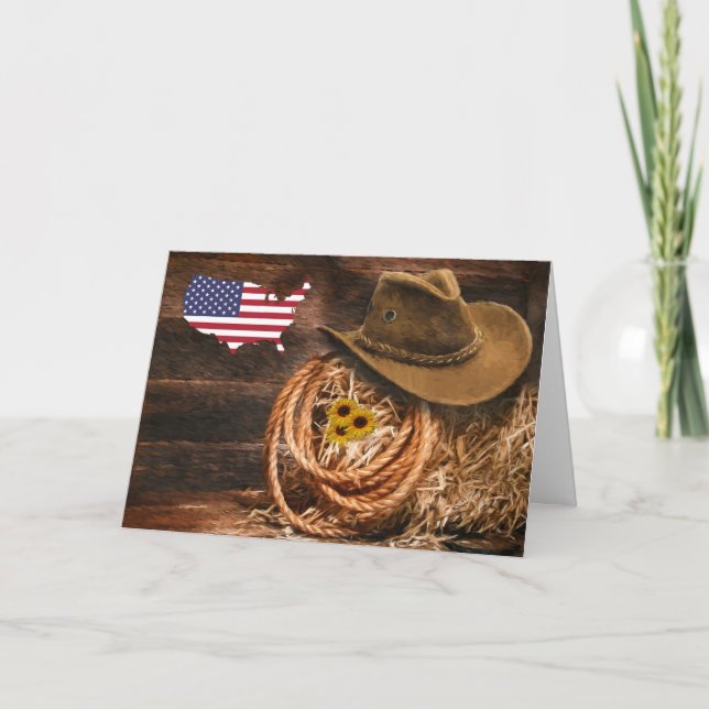 Invitation Cowboy (Devant)