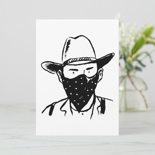 Invitation Cowboy Bandit (Créateur téléchargé)
