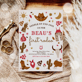 Invitation Cowboy Wild West Rodeo Ranch fête d'anniversaire