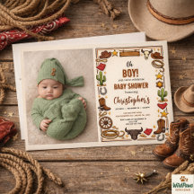 Cowboy Wild West Rodeo Ranch | Rustic Western Baby