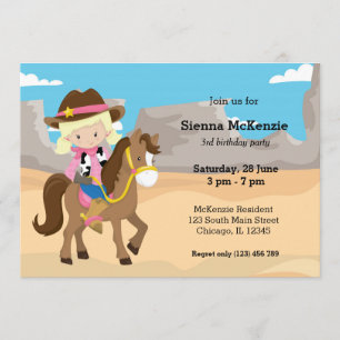 Invitation Cowgirl