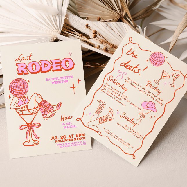 Invitation Cowgirl Bachelorette Western Beach Party (Cowgirl Bachelorette Western Beach Party Invitation)