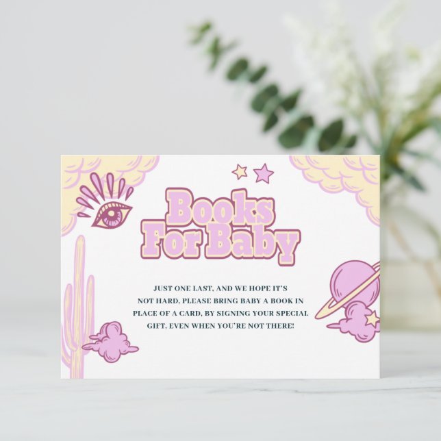 Invitation Cowgirl West Rodeo Baby showers Livres Pour Baby C (Debout devant)