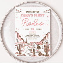 Cowgirl Wild West Rodeo fête d'anniversaire