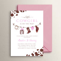 Cowgirl Wild West Rodeo Western GIRL Baby shower