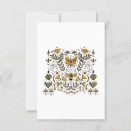 Invitation Cozy Butterfly Garden