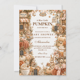 Invitation Cozy Pumpkin Spice Baby Shower