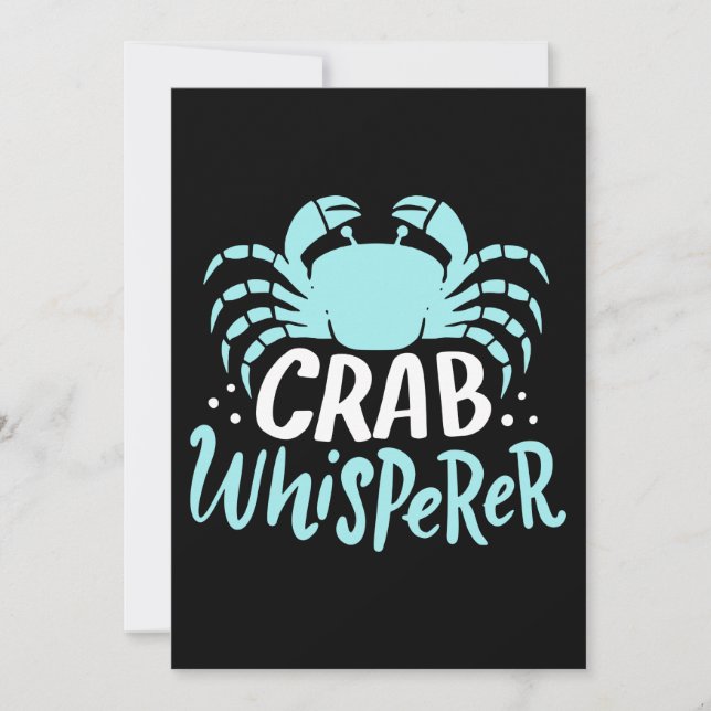 Invitation Crabe Whisperer (Devant)