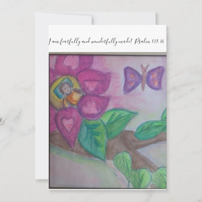 Invitation Craintivement et merveilleusement fait ! (Devant)