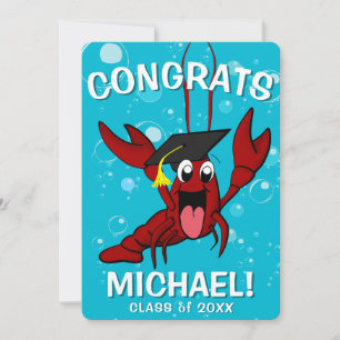 Invitation Crawfish Boil Graduation Party Homard fruits de me