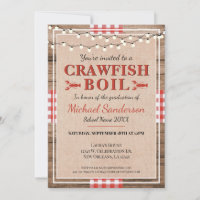 Crawfish Boil Lobster Graduation Party Rustique