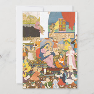 Invitation Crèche à l'indienne