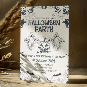 Invitation Créer un événement unique Halloween personnalisé