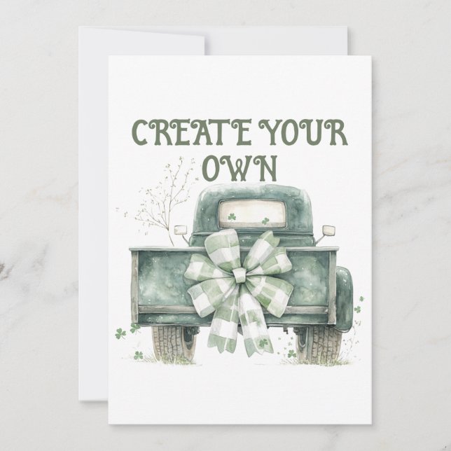 Invitation Créer votre propre Mariage (Devant)