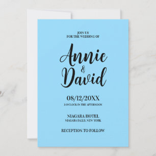 Invitation Créer votre propre Mariage Customisé
