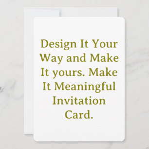 Invitation Créez votre 5,5" x 7,5" personnalisé arrondi