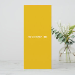 Invitation Créez Votre Propre Conception Personnalisée Jaune