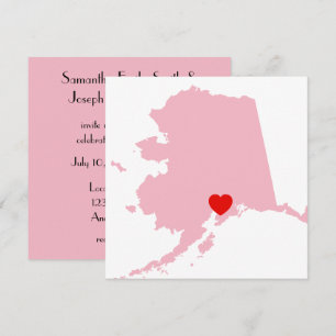 Invitation Créez votre propre couleur Mariage Alaska