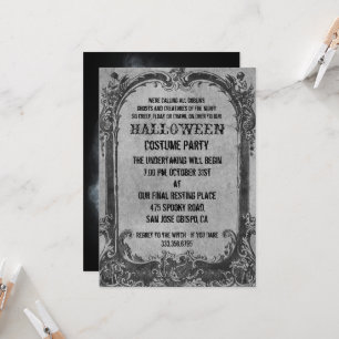 Invitation Créez votre propre fête d'Halloween