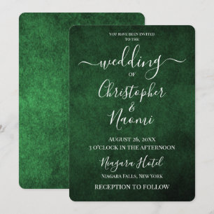 Invitation Créez votre propre Grunge Vert foncé